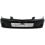 MBI AUTO - Primered, Front Bumper Cover 1999 2000 Honda Civic, HO1000184