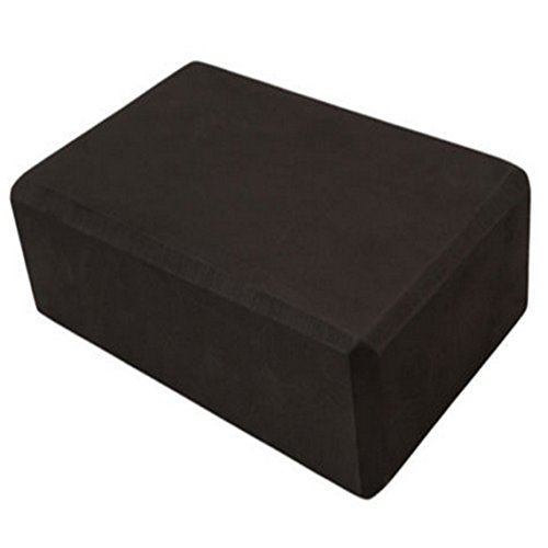OrliverHL EVA Yoga Foam Block Brick Sports Exercise Fitness Gym Workout Stretching Aid,Black