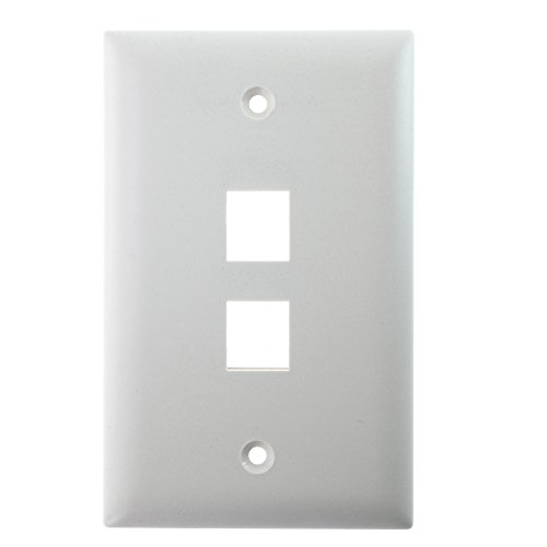 Te Connectivity Amp 14794441 Netconnect 2Port Faceplate Almond (10 Pack)