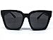 O2 Eyewear 7151 Premium Oversize XXL Women Men Mirror Fashion Sunglasses (Oversized, Matt Black)