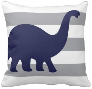 Xiaojj Home Custom Cotton Rawr Means i Love You In Dinosaur Pillow For Kids 18x18 Inch One Side