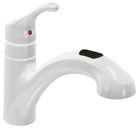 Moen Moen 87316w Single Handle Kitchen Faucet With Pull Down Spout