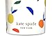 Kate Spade New York Insulated Tumbler with Reusable Straw, 20 Ounce Travel Cup, Citrus Twist