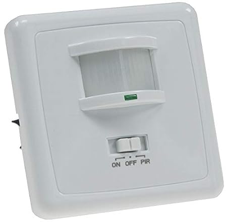 PIR-Bewegungsmelder 160° für mehr Sicherheit, Komfort, Energieeffizienz, Überwachung. LED geeignet, 3-Draht Technik, Unterput