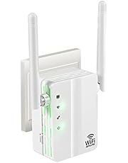 WiFi Extender, WiFi Booster/WiFi Range Extender, Best WiFi Repeater 2.4G 300Mbps Internet Booster WiFi Signal Booster for Home, Cover up to 4000sq.ft & 20 Device, WPS Setup