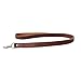 Genuine Leather Neck Lanyard, RetroLeo Leather Key Chain Holder, ID Badge Holder (LL001--Brown)