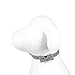 Martha Stewart Tweed Adjustable Bow Tie Collar for Dogs, Grey, Size 14