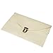 HDE Women's Fashion Clutch Chain Purse Gold Buckle Leather Envelope Handbag