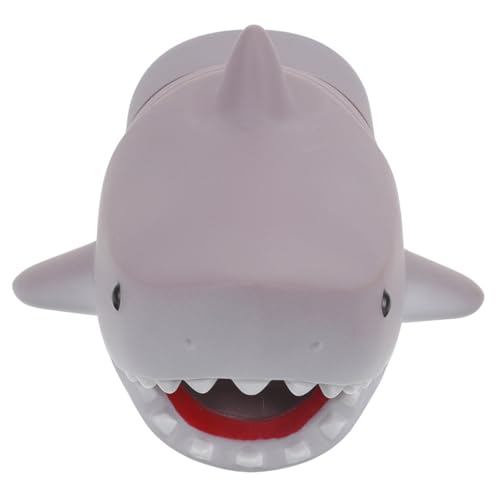 CVUTOVO Cute Cartoon Faucet Extender for Hand Washing Adorable Shark Design Easy Installation Splash Guard for Safe Bathroom Use Water Flow Control