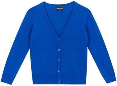 Debenhams Girls' Royal Blue V-Neck School Cardigan