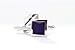 Fashion Purple Enamel Cufflinks for Men Gift Boxed By Digabi