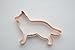 German Shepherd Cookie Cutter - 5.5 x 3.75 in, Copper, Made in USA - Handcrafted German Shepherd Gifts for Dog Lovers and Bakers
