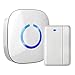 Hands-Free Door Chime or Window Alert with Magnetic Sensors, Activates When Door or Window is Opened, Door Open Chime or Window Alert, 1 Door Sensor + 1 Plug-in Receiver