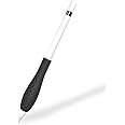 ProElife Ergonomics Grip Holder Silicone Protective Sleeve Cover for Apple Pencil 1st 2nd Generation iPad Pro 11'' 12.9'' 2021/2020/2018 Stylus Accessories Kits (Black)