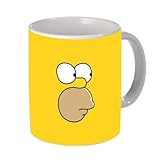 Manglam Mart Coffee Mug- The Simpsons Face Kids Cartoon Printed Coffee Mug | Ceramic 325 Ml Coffee Mug