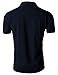 H2H Mens Casual Basic Pique Polo Shirts Short Sleeve of Various Colors NAVY US L/Asia XXL (KMTTS061)