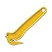 3/Pack Pacific Handy Cutter DFC364NSFY Food Safe Film Cutter, Cryovac Cutter, Stretch Wrap, Shrink Wrap Cutter, Banding Cutter, Carton Cutter, Box Cutter w/Tape Splitter, Disposable, Yellow