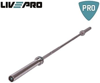 LivePro Barra OLIMPICO Bilanciere Sollevamento Body Building TRAINING OLYMPIC BARS-20kg - 220 cm