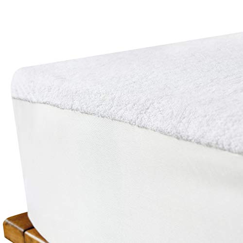 FeelAtHome Hypoallergenic Fitted Waterproof Mattress Protector - Premium Anti-Dust Mite, Anti-Allergens Mattress Protection Cover (Twin XL) - Thumbnail 6