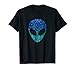 Alien Head T Shirt Starry Night Sky