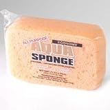 ACME SPONGE & CHAMOIS H02 Large, All-Purpose Polyether Aqua Sponge, 7 x 4-1/2 x 2-3/8