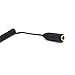 Riipoo Coiled 3.5mm Audio Extension Cable - 2-Pack 30cm Mini Coiled 3.5mm Headphone Cable, 90 Degree 1/8
