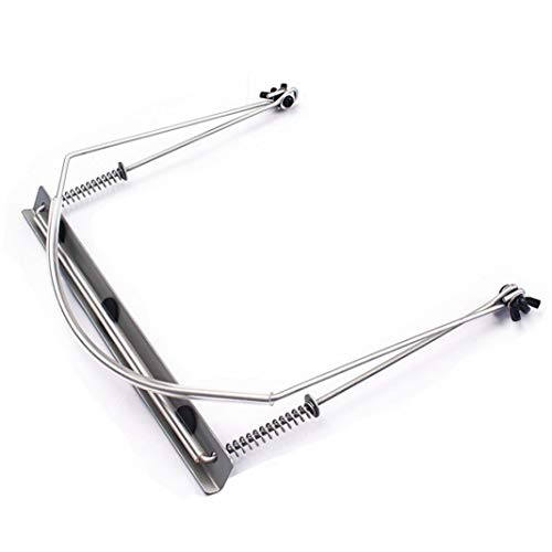 difcuyg5Ozw Lightweight 24 Holes Harmonica Neck Holder Adjustable Mouth Organ Support Stand Bracket Durable Instrument Accessories- Silver