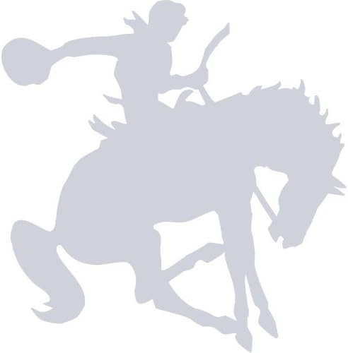 ThatVinylPlace 20 Cm Heigth By 20 Cm Max Metalic Silver Horse Sticker, Vinyl, Decal, Car, Boat, Jokey, Pony, Horse, Tattoo, Car Decal, Car Sticker, Wall Sticker, Door, Window, Patio, Bedroom, Room, Kitchen _0035