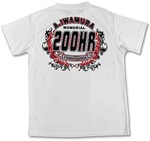 Amazon トップガン Top Gun 何苦楚魂 なにくそだましい 岩村 明憲0号本塁打記念tシャツ ホワイト Tシャツ カットソー 通販