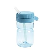 OXO Tot Twist Lid Water Bottle for Big Kids (12 Oz) - Aqua