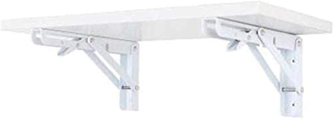 An der Wand montierter Drop-Leaf-Tisch mit 2 Halterungen Klappbarer