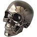 SUMMIT COLLECTION Decorative Bronze Colored Skull Head Skeleton Figurine Statue