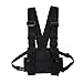Fashion Chest Rig Bag,Crytech Tactical Radio Chest Harness Multipurpose Front Chest Pack Pouch Holster Vest Rig Sport Backpack Daypack for Two Way Radio Walkie Talkie for Women Men (Black)thumb 1