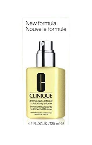 CLINIQUE 3-STEP DRAMATICALLY DIFFERENT MOISTURIZING LOTION+ | FACE MOISTURIZER FOR DRY TO DRY COMBINATION SKIN TYPES | WITH GLYCERIN | HYDRATING, 4.2 FL OZ