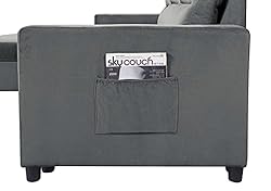 TUTB 81.5'' L-Shape Convertible Sleeper Sectional