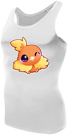 Sysuer Mens Japan Cartoon Pokemon Torchic Yoga Workout Bike Wear Tank Tops
