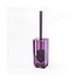 JustNile Luxurious Hideaway Toilet Bowl Brush & Holder;, Decorative Caddy & Perfect for Cleaning; Unique, Slim, Compact & Beautiful Design for Bathroom/Washroom - Purple Jewel