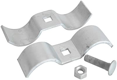 V Gard Saddle Clamp 1-5/8"Galvanized,Without Burr,Bagged