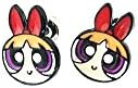 US Family Brand Toon Characters Powerpuff Girls Blossom Stud/Post Earrings Gift Boxed