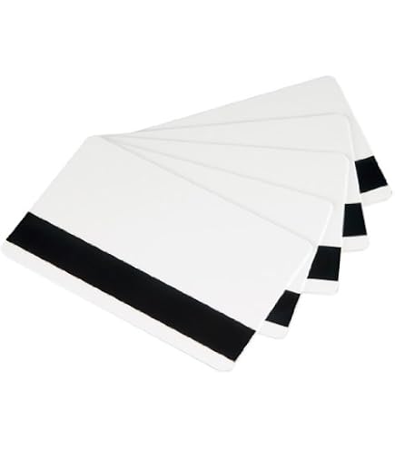 Amazon.com : Pack of 500 White CR80 PVC Cards with Hi-Co Magnetic