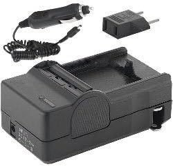 DE-A83BA Pansonic - Replacement A/C D/C Rapid Battery Charger for DMC-FZ100, Panasonic Lumix DMC-FZ40, Lumix DMC-FZ45, Panasonic Lumix DMC-FZ48 (Incl. Car Cord and European Plug Adapters)