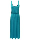 Gathered Elastic Waistband Maxi Dress S-3XL (18 Colors)