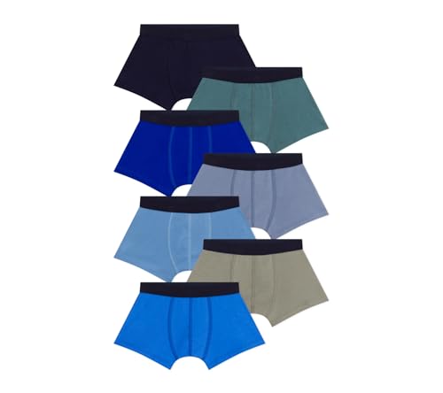 Petit Bateau Lot de Boxers Enfant en Coton uni