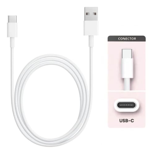 Carregador Turbo 55w USB-C com Cabo Tipo C 1 Metro, Fonte Bivolt 110v/220v, Carregamento Rápido Fast Charge, Compatível com Celular Android, iPhone, Tablet e Notebook