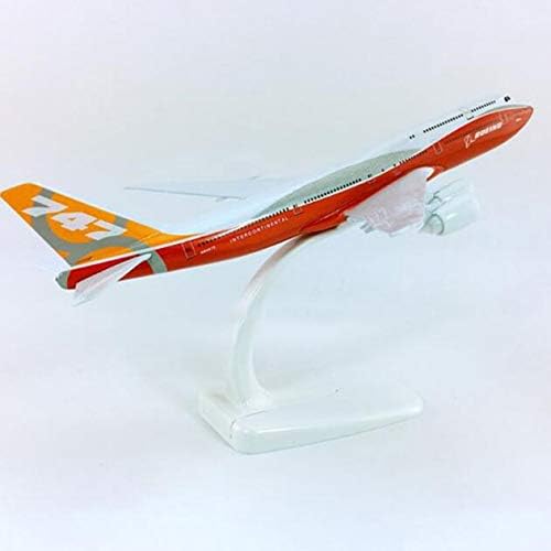 Airplane Model Toy Boeing B747-8 Airplane Model die-cast Plastic Alloy Airplane with Base F Display boy Series 20 cm