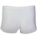 FEESHOW Men's Silky Boxer Briefs Shorts Bugle Pouch Underwear (White, X-Large)