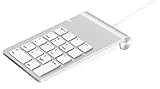 Alcey USB Numeric Keypad with 24 inch USB Cable, for iMac, MacBook, MacBook Pro, MacBook Air, Mac Mini, or Any PC