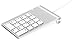 Alcey USB Numeric Keypad with 24 inch USB Cable, for iMac, MacBook, MacBook Pro, MacBook Air, Mac Mini, or Any PC
