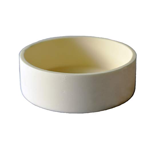 OTOOLWORLD 99.3% Alumina Crucible Al2O3 Aluminum Oxide Assay Crucible for Lab Laboratory 120ML 90MMx35MM (90x35MM 120ML)