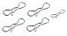 Craftsman Deck Clip Set, 4 194209 Bow Tie Lock Cotter Pins, 1 194208 Bow Tie Lock Cotter Pin